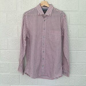 RODD & GUNN Men’s Cotton Linen Blend Dress Shirt Size Small
